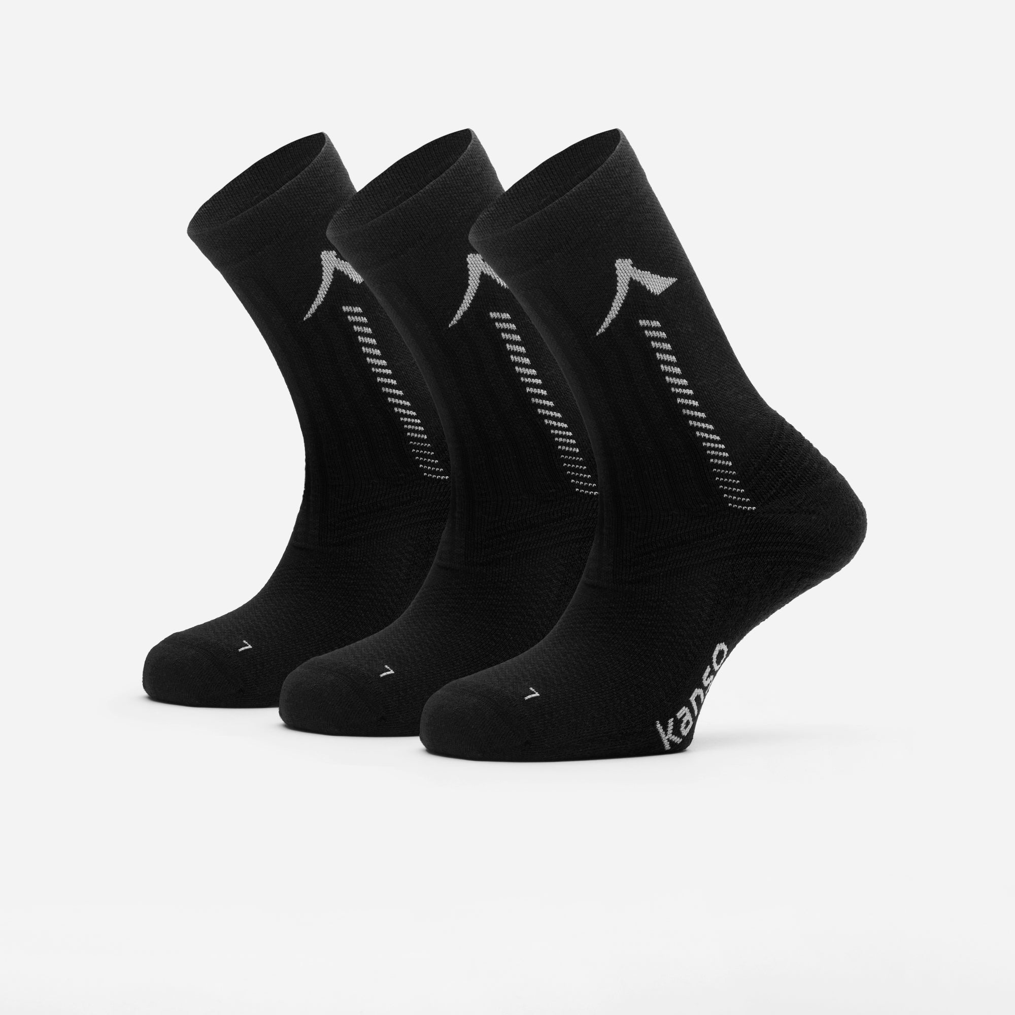 Opti Crew Black 3 pair